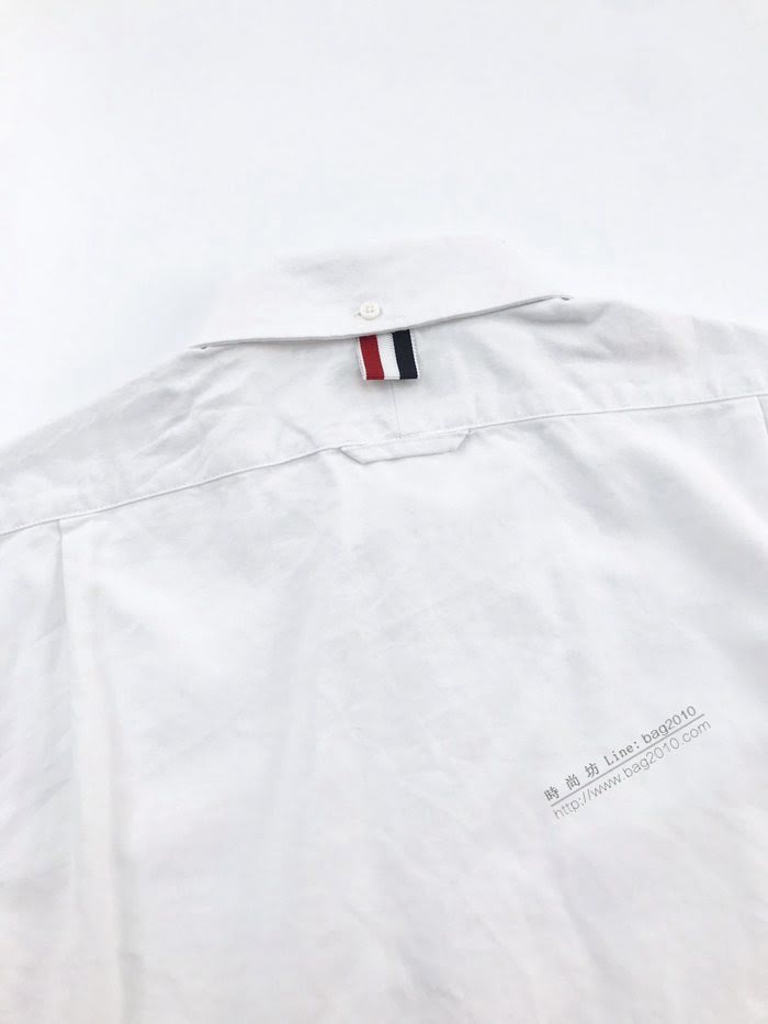 ThomBrowne男裝 TB秋裝外套 湯姆布朗2020秋冬系列最高版本法蘭絨拉鏈襯衫  ydi3315